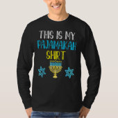 This Is My Hanukkah Pajamakah Hanukkah  Pajama Tシャツ (正面)