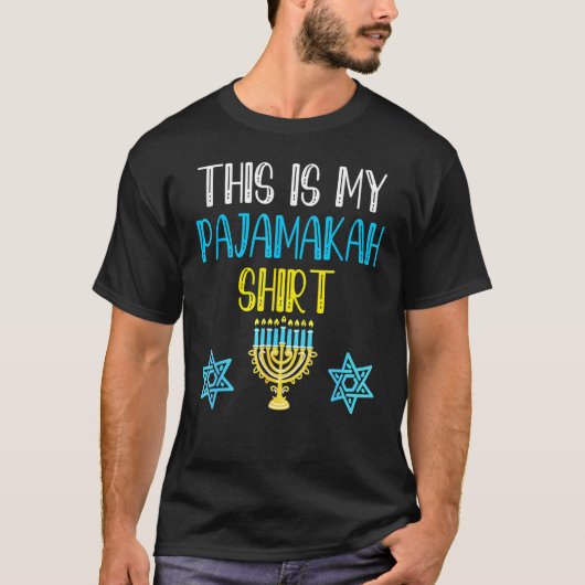 This Is My Hanukkah Pajamakah Hanukkah  Pajama Tシャツ (正面)