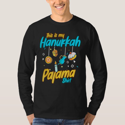 This Is My Hanukkah Pajamakah Hanukkah  Pjs Tシャツ (正面)