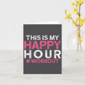This Is My Happy Hour Workout - Motivational Gym G カード (黄色い花)