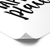 This is my Happy Place Family Home Quote ポスター (角)