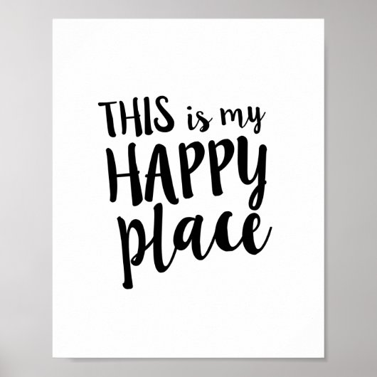 This is my Happy Place Family Home Quote ポスター (正面)