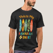 This Is My Hawaiian Luau.Aloha Hawaii Beach Pineap Tシャツ (正面)