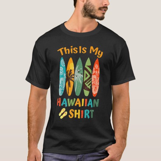 This Is My Hawaiian Luau.Aloha Hawaii Beach Pineap Tシャツ (正面)