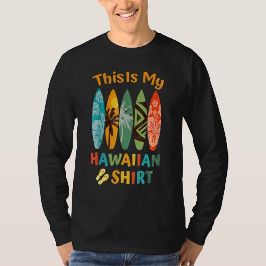 This Is My Hawaiian Luau.Aloha Hawaii Beach Pineap Tシャツ (正面)