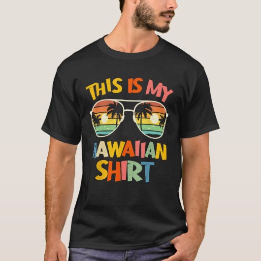 This Is My Hawaiian Tropical Luau Costume Party H Tシャツ (正面)