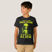 This Is My Human Costume - Funny Alien Halloween Tシャツ (正面フル)