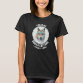 This is my Human Costume i`m really a Wolf Lovers  Tシャツ (正面)