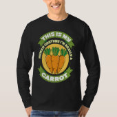 This Is My Human Costume Im Really A Carrot 1 Tシャツ (正面)