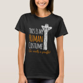 This is my Human Costume I'm Really A Giraffe Safa Tシャツ (正面)