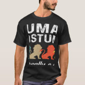 This Is My Human Costume I'm Really A Lion Retro H Tシャツ (正面)