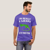 This is My Human Costume Im Really a Lizard Cute g Tシャツ (正面フル)