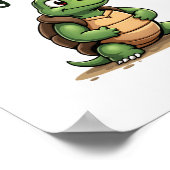 This Is My Human Costume I'm Really A Turtle T-Shi ポスター (角)