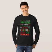 This Is My It's Too Hot For Ugly Christmas Sweater Tシャツ (正面フル)