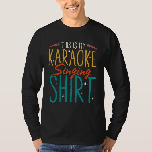 This Is My Karaoke Singing Karaoke Singer Tシャツ (正面)