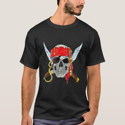 This Is My Lazy Pirate Costume  Skull Halloween 1 Tシャツ (正面)