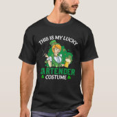 This Is My Lucky Bartender Costume St Patrick s D Tシャツ (正面)