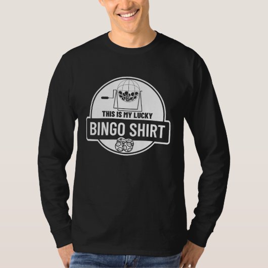 This Is My Lucky Bingo   Bingo  3 Tシャツ (正面)
