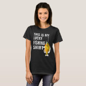 This Is My Lucky Fishing For Fisherman Tシャツ (正面フル)