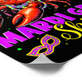 This Is My Mardi Gras Shirt Crawfish Funny Men Wom ポスター (角)