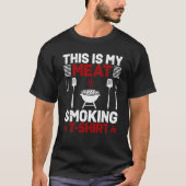 This Is My Meat Smoking Barbeque Tシャツ (正面)