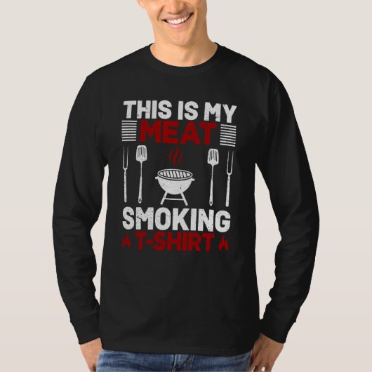 This Is My Meat Smoking Barbeque Tシャツ (正面)