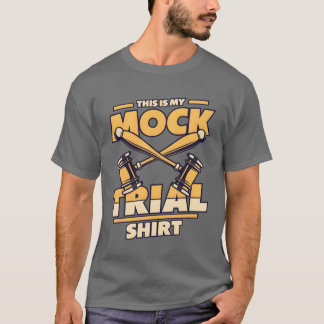 This Is My Mockrial Clothing Legal Studies Law fri Tシャツ