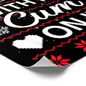 This Is My Only Sweater With No ss On It Ugly Chri ポスター (角)