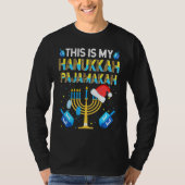 This Is My Pajamakah Hanukkah Pajama Tシャツ (正面)