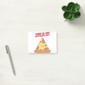 This Is My Pizza Making Shirt Heart ポストイット (オフィス)