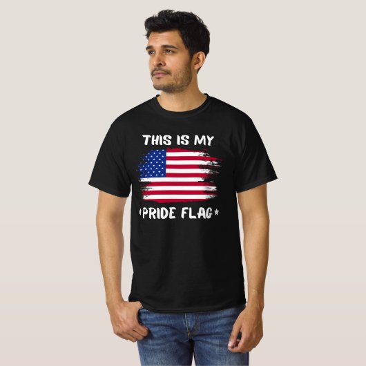 This Is My Pride Flag | USA American 4th Of July P Tシャツ (正面フル)