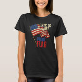 This Is My Pride Flag USA American Patriotic 4th O Tシャツ (正面)