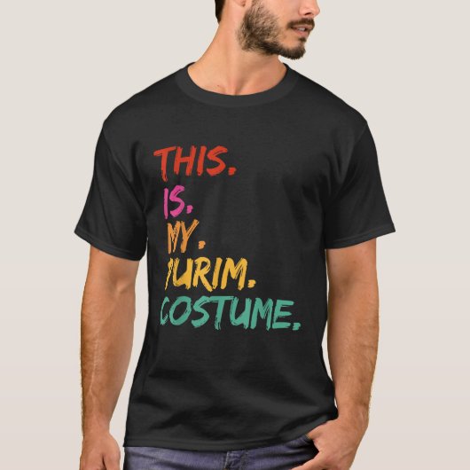 This is my Purim Costume funny Tシャツ (正面)