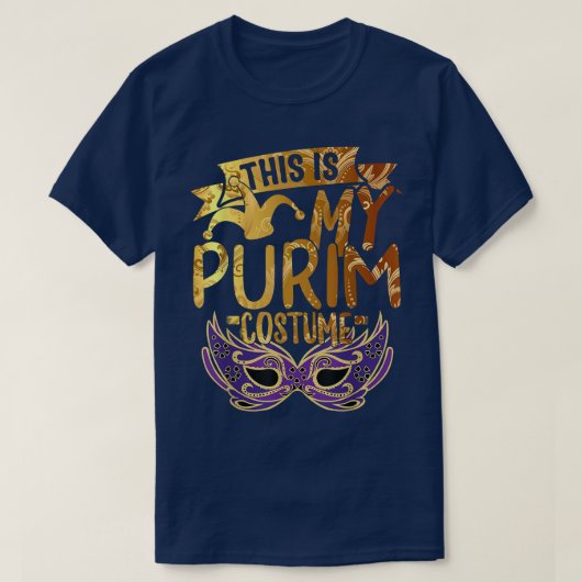 This Is My Purim Costume Jewish Happy Purim Holida Tシャツ (デザイン正面)