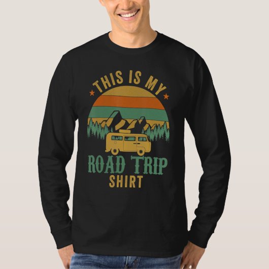 This Is My Road Trip RV Camper Travel Family Vacat Tシャツ (正面)