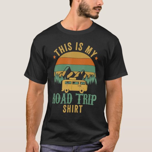 This Is My Road Trip RV Camper Travel Family Vacat Tシャツ (正面)