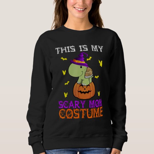 This Is My Scary Mom Costume Turtle Halloween スウェットシャツ (正面)