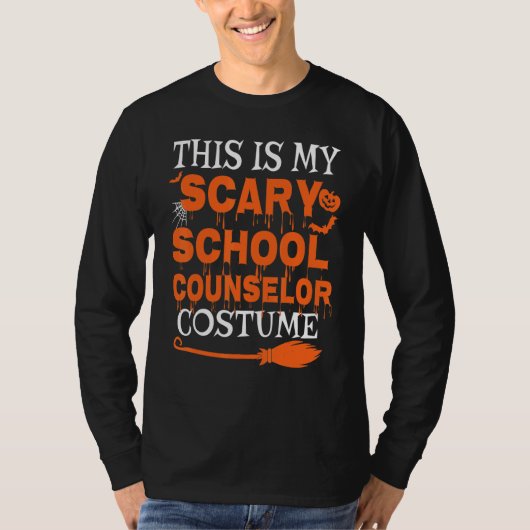 This Is My Scary School Counselor Costume Spooky H Tシャツ (正面)