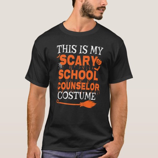 This Is My Scary School Counselor Costume Spooky H Tシャツ (正面)