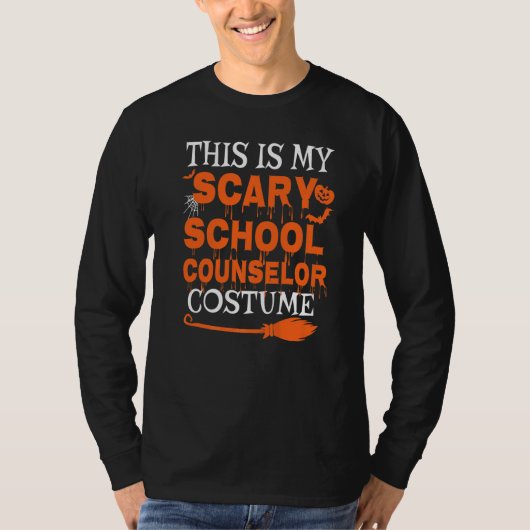 This Is My Scary School Counselor Costume Spooky H Tシャツ (正面)