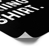 This Is My Skiing Shirt - Ski Skier Winter Sports ポスター (角)