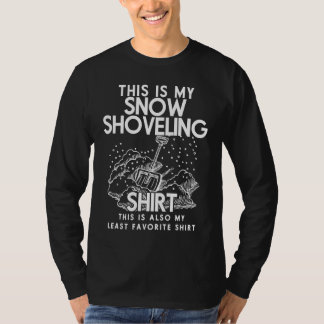 This Is My Snow Shoveling  Funny Snow Removal Tシャツ