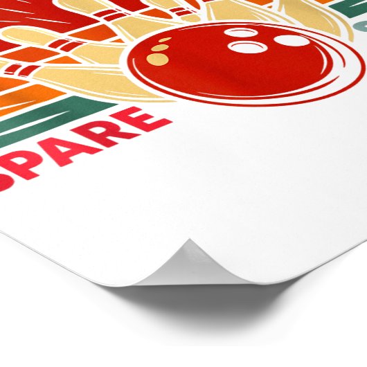 This Is My Spare Bowling Funny Bowler Men Women Ki ポスター (角)