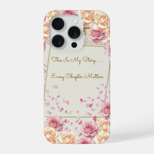 This Is My Story Phone Case for Book Lovers iPhoneケース (裏面)