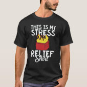 This is my stress relief dumpster fire tシャツ (正面)