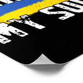 This Is My Suit Funny Ukraine Flag Zelensky Statem ポスター (角)
