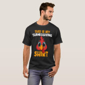 This Is My Thanksgiving Happy Turkey Day Thanksgi Tシャツ (正面フル)