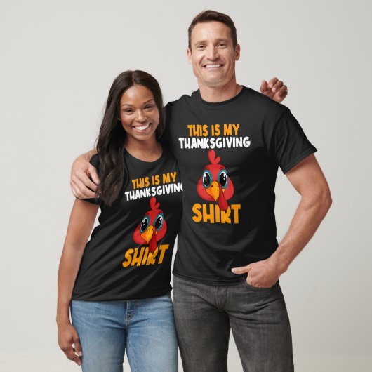 This Is My Thanksgiving Happy Turkey Day Thanksgi Tシャツ (ユニセックス)