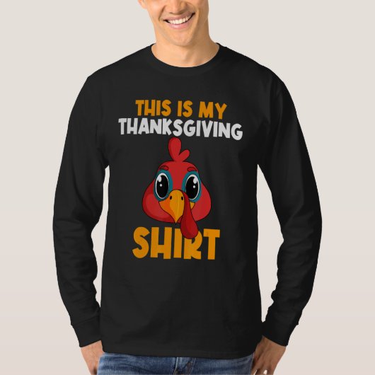 This Is My Thanksgiving  Happy Turkey Day Thanksgi Tシャツ (正面)
