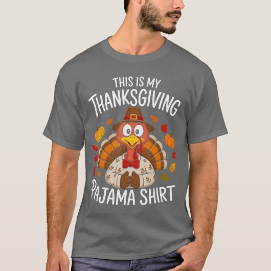 This is My Thanksgiving Pajama Tシャツ (正面)